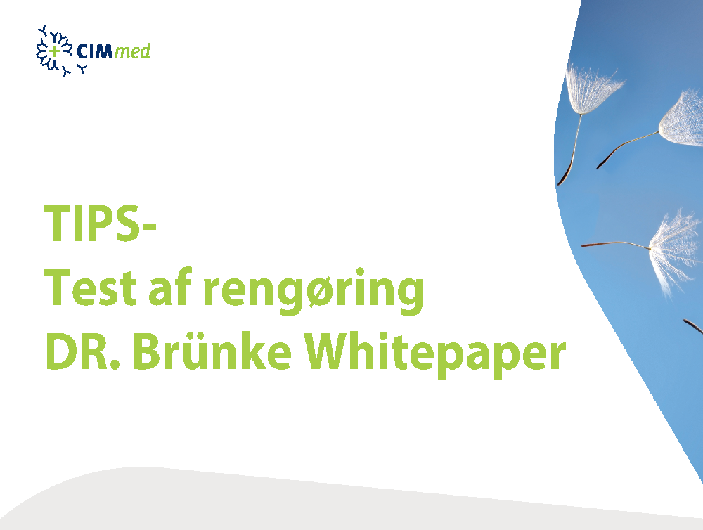 TIPS Test af rengøring DrBruenke Whitepaper